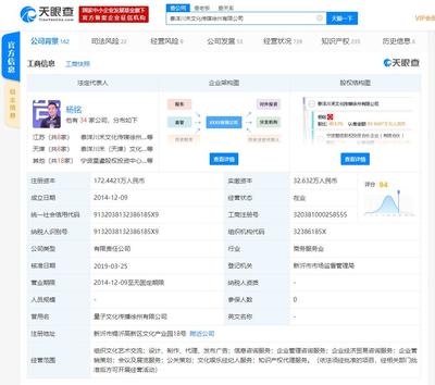 泰洋川禾完成1.8億元B輪融資 以文化經(jīng)紀人服務撬動娛樂產(chǎn)業(yè)新格局